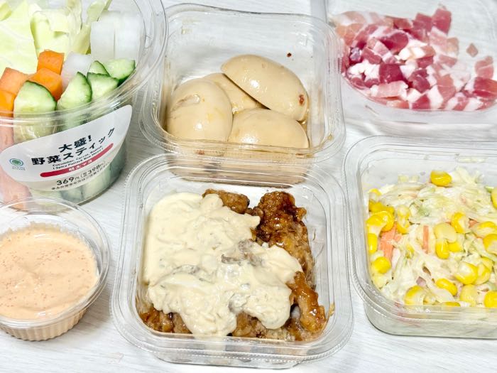 ファミマルお花見オススメ商品の冷たいシリーズ