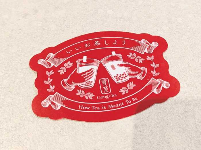 ゴンチャのいちご杏仁⑨