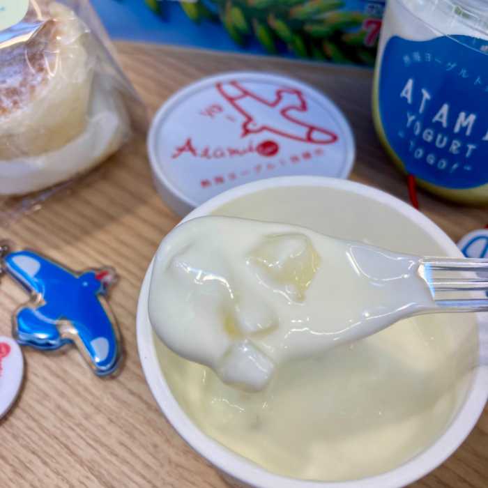 定番の熱海ヨーグルトアロエ(アロエ果肉とヨーグルト)