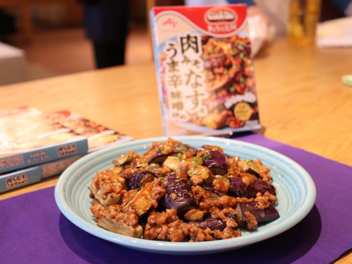 味の素26春商品の肉みそなす2