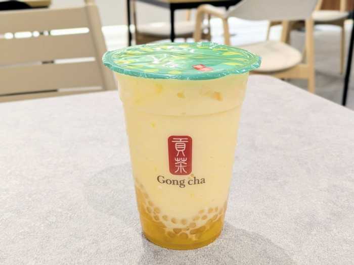 ゴンチャのマンゴーミニパール⑥