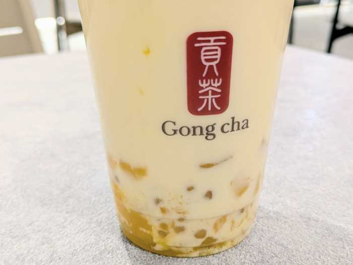 ゴンチャのマンゴーミニパール⑤