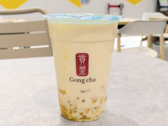 ゴンチャのマンゴーミニパール④