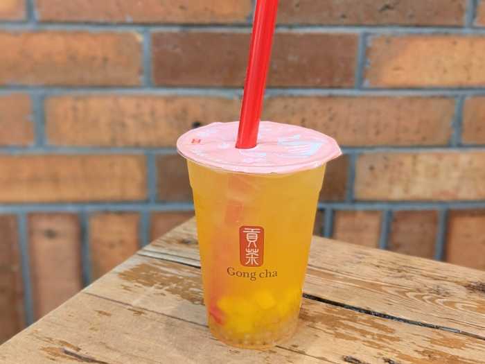 ゴンチャのマンゴーミニパール②