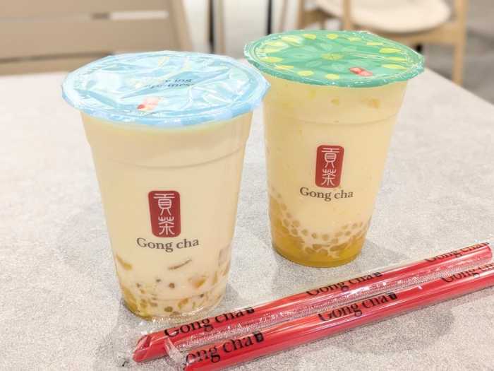 ゴンチャのマンゴーミニパール①