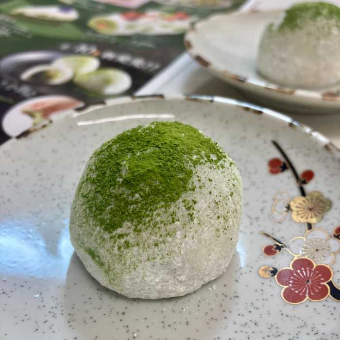 新緑お茶まつりのふわり小餅静岡抹茶
