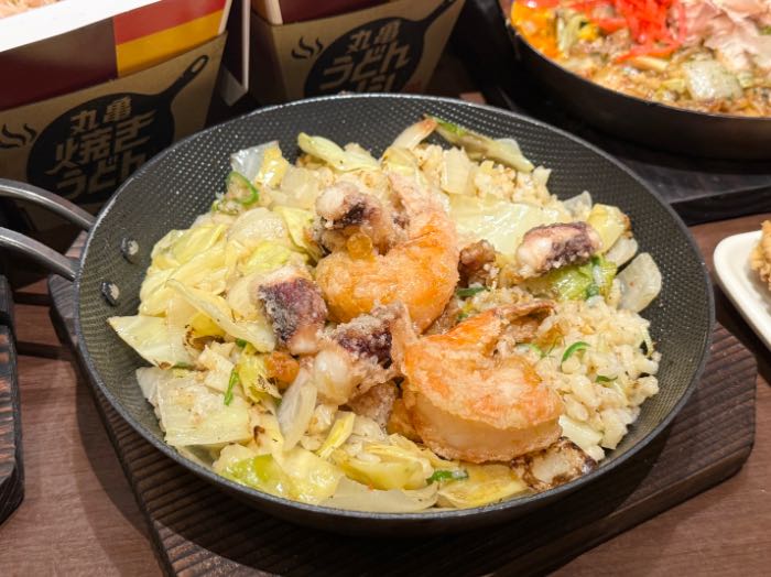 丸亀うどんメシの海鮮ねぎ塩味