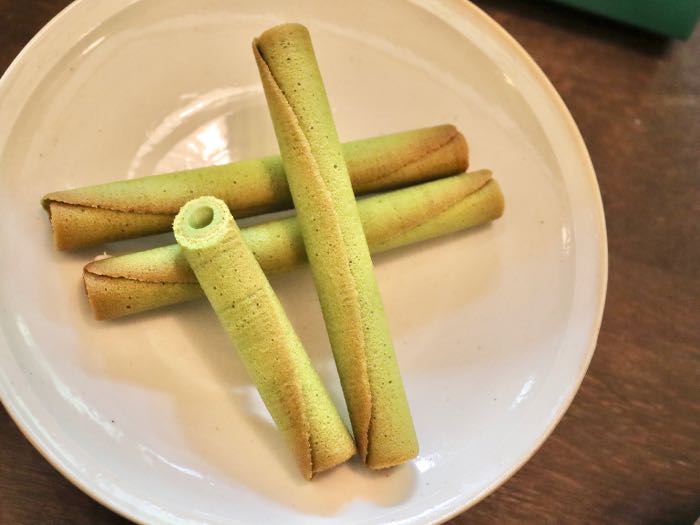 ヨックモック26抹茶のシガール2