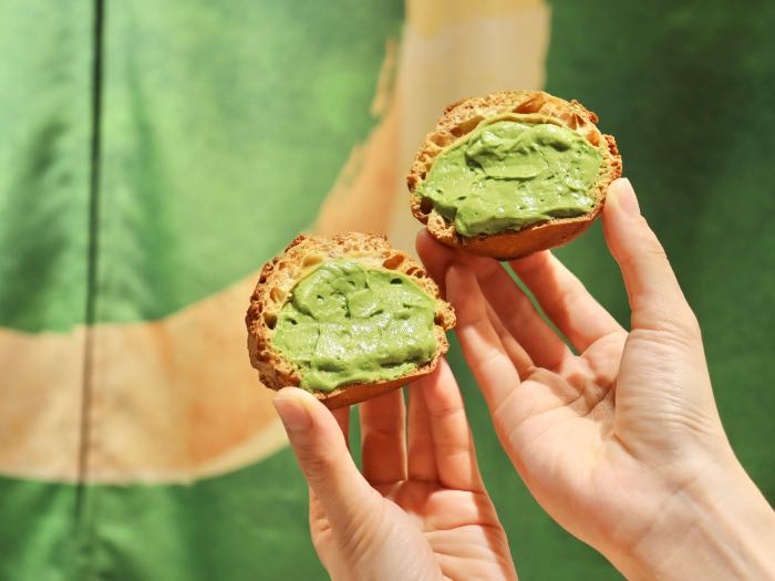 ヨックモック26抹茶のクッキーシュー