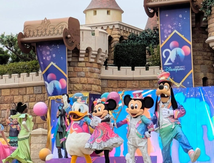 香港ディズニーランドの20周年イベント①