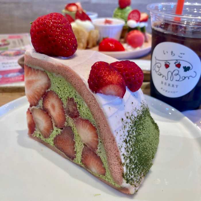 いちごfactoryのファクトリーショートケーキ静岡抹茶