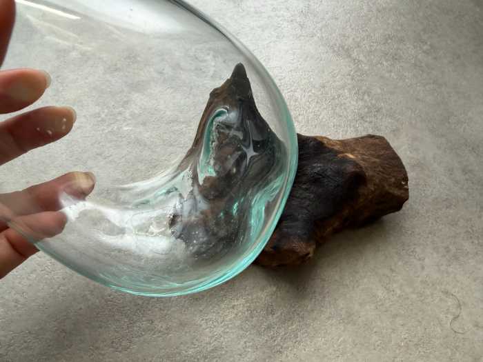 流木ガラス