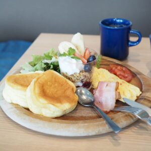 湘南パンケーキのプレート