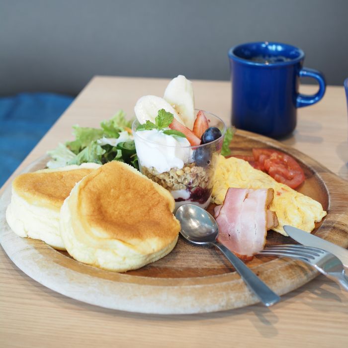 湘南パンケーキのプレート
