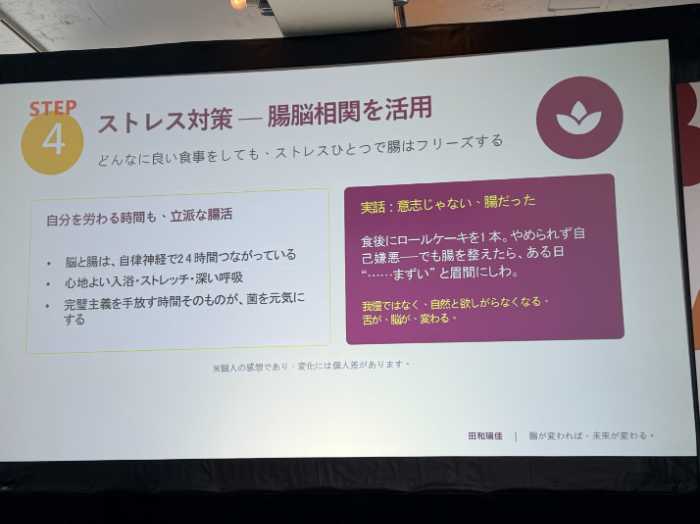「One & Only マイクロバイオーム ラボ」のセミナー⑦