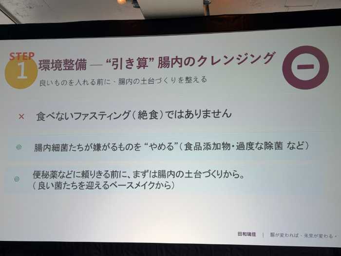 「One & Only マイクロバイオーム ラボ」のセミナー④