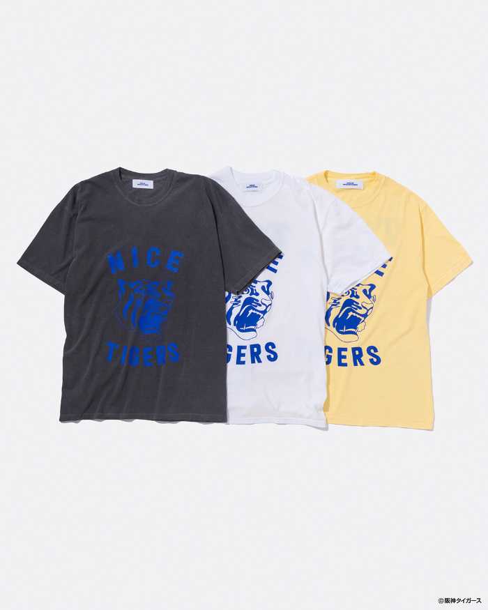 阪神タイガース　Tシャツ　コラボ　即完売　特大HTロゴ 阪神タイガース×NICE WEATHERが話題♡毎日使いたい限定コラボ6種が登場