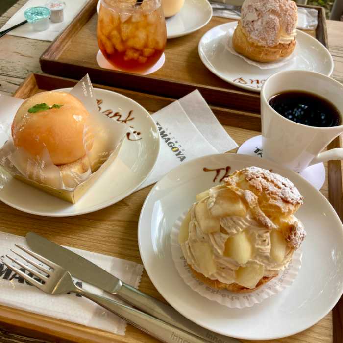 TAMAGOYAのまるごと桃ロールケーキと桃のカラクリ
