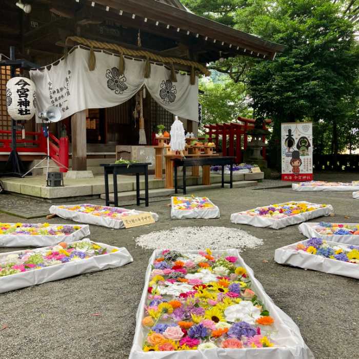 花結び飾りの今宮神社