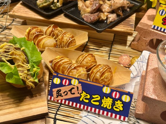 牛角夏祭りのたこやき