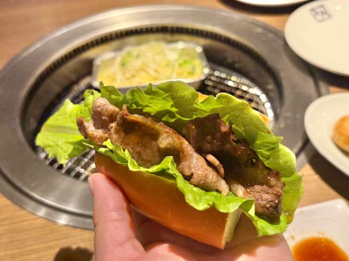 牛角夏祭りの牛カルビコッペ2