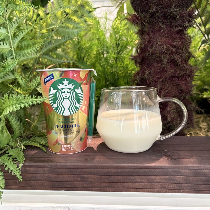 スターバックスのDELIGHT ME® ピーチミルク with クリーミープディング⑤