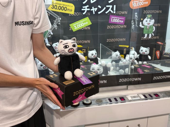 ムシンサポップアップのZOZOTOWNブース